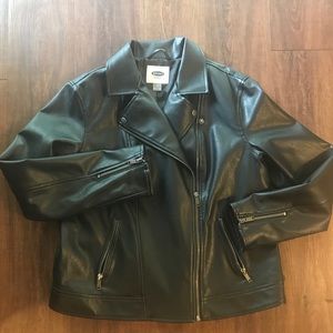 Faux Leather Jacket